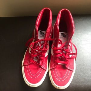 red & white Vans!